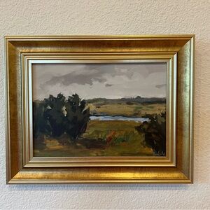 Studio McGee Threshold Gold Framed Landscape Art